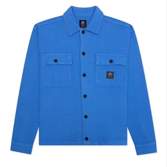 Brain Dead | Shirts | Brain Dead Waffle Snap Front Shirt